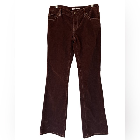 CAbi Pants - CAbi Maroon/Burgundy Velour Bootcut Pant